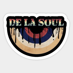 Melted Vinyl - De La Soul Sticker
